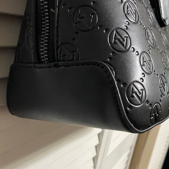 Adrenne Vittadini Black Embossed Women's Handbag - Picture 4 of 14